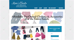 Desktop Screenshot of momsclosets.com
